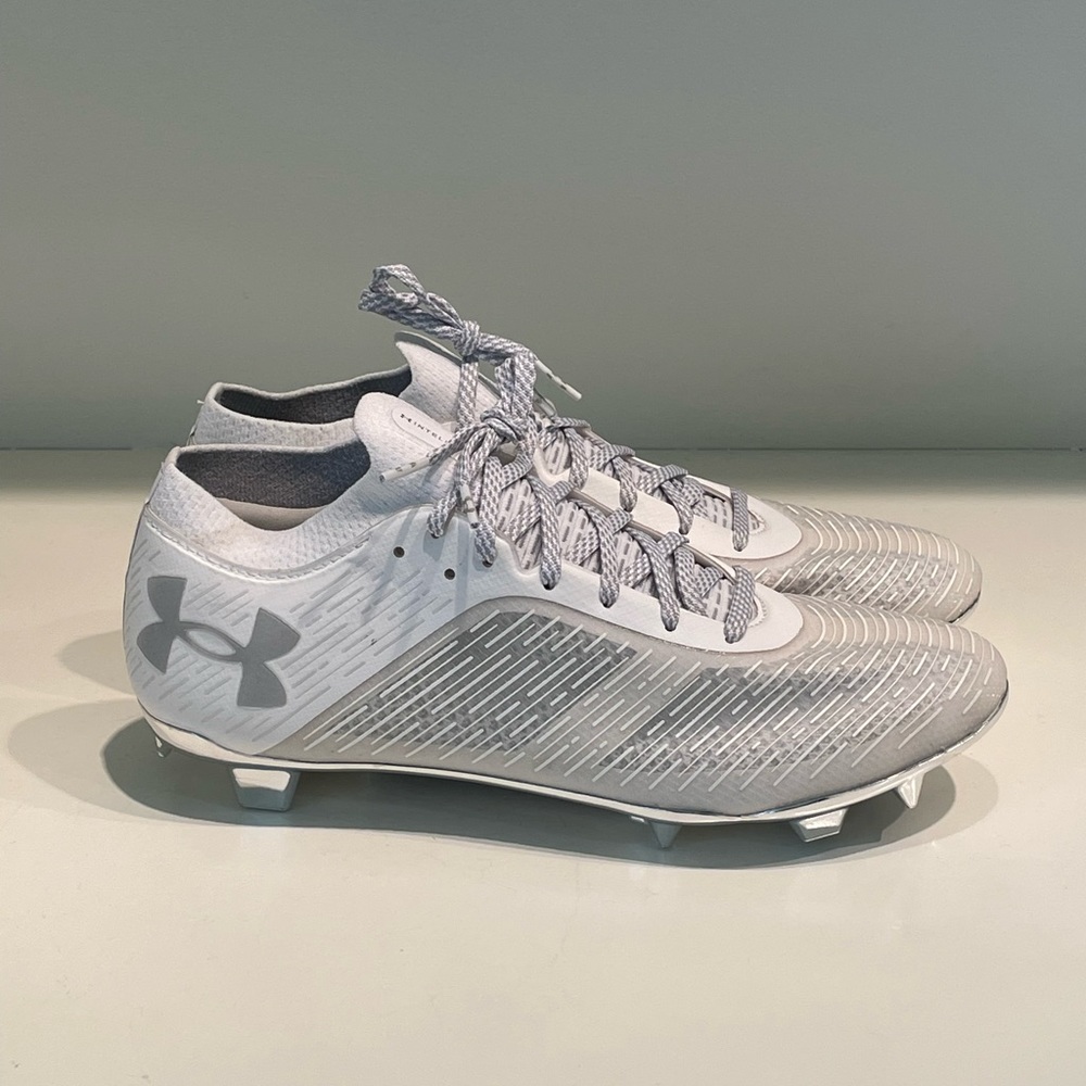 Under Armour Shadow Elite FG ‘White Silver’ (size mens 10.5)